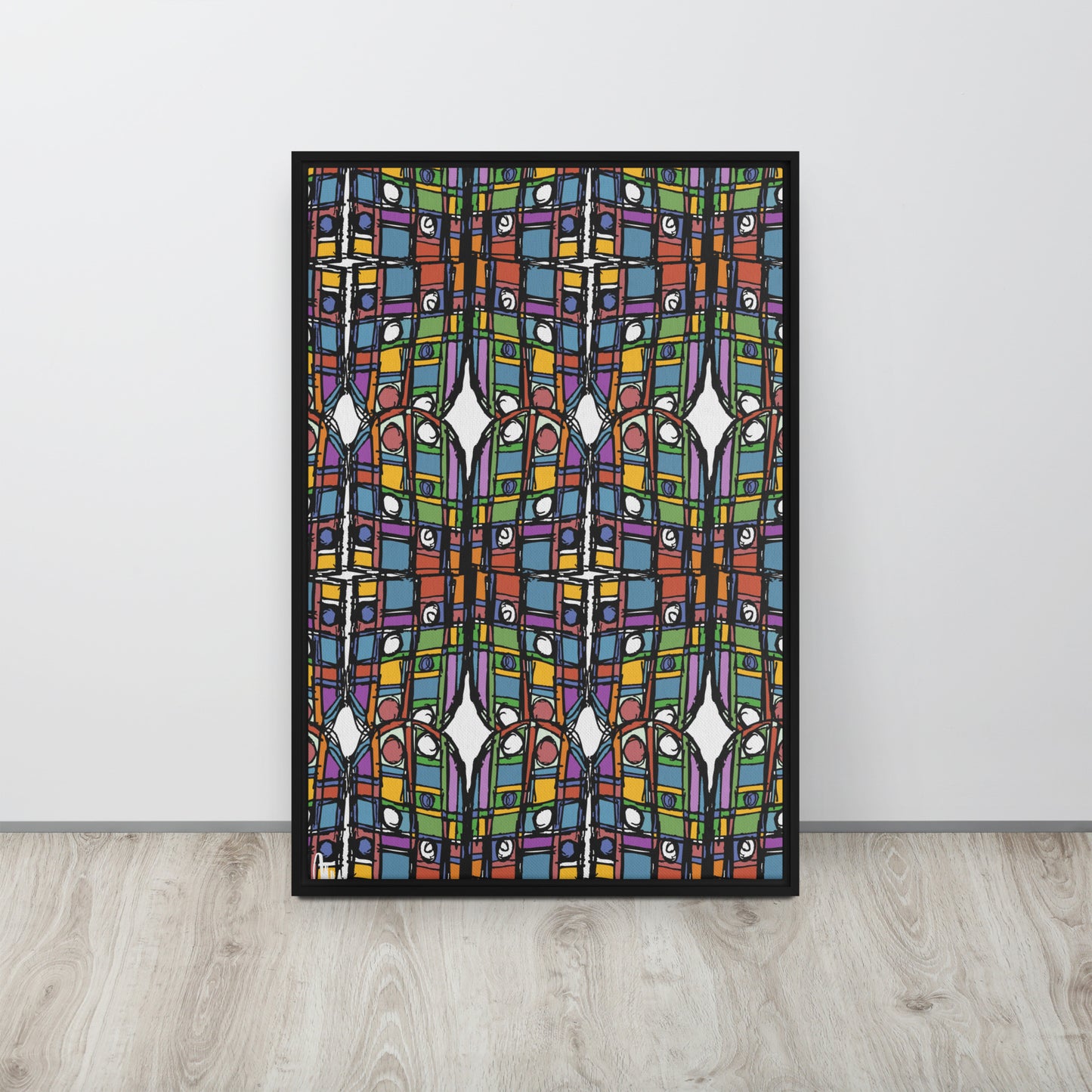 Echo Mosaic - Framed Canvas