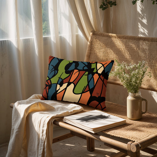 The Flow Signature - Lumbar Art Cushion
