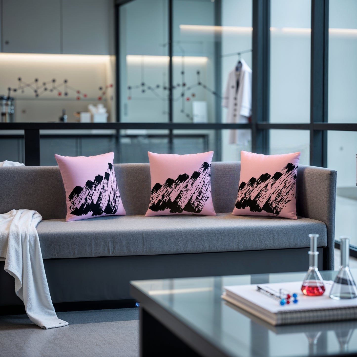 Nitrogen Dioxide - Art Cushion
