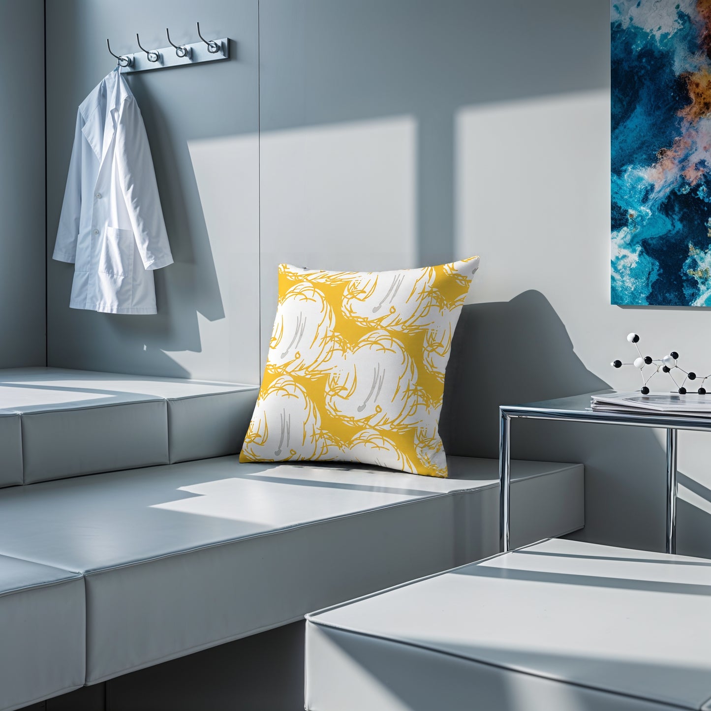 Silver - Art Cushion