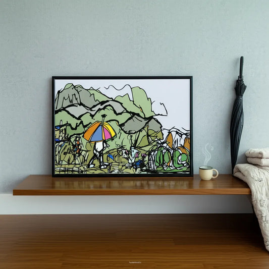 Through the Wild - Framed Canvas