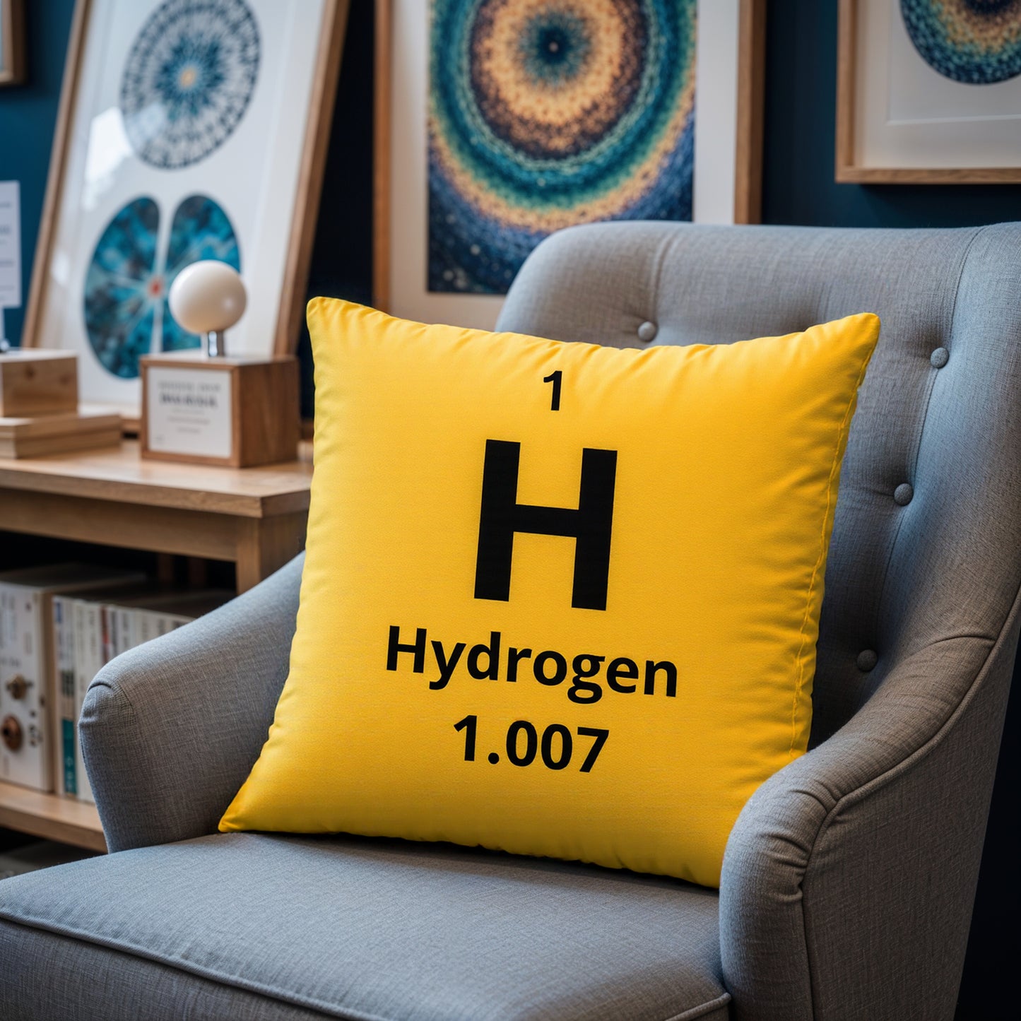 Hydrogen - Art Cushion