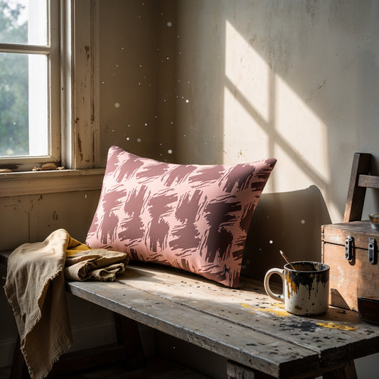 Dusttone Refrain - Lumbar Art Cushion