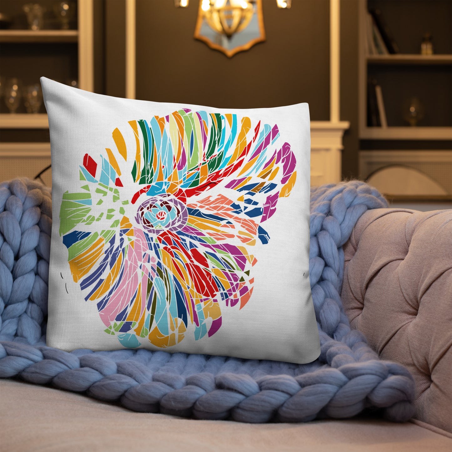 Colored Eyes in White