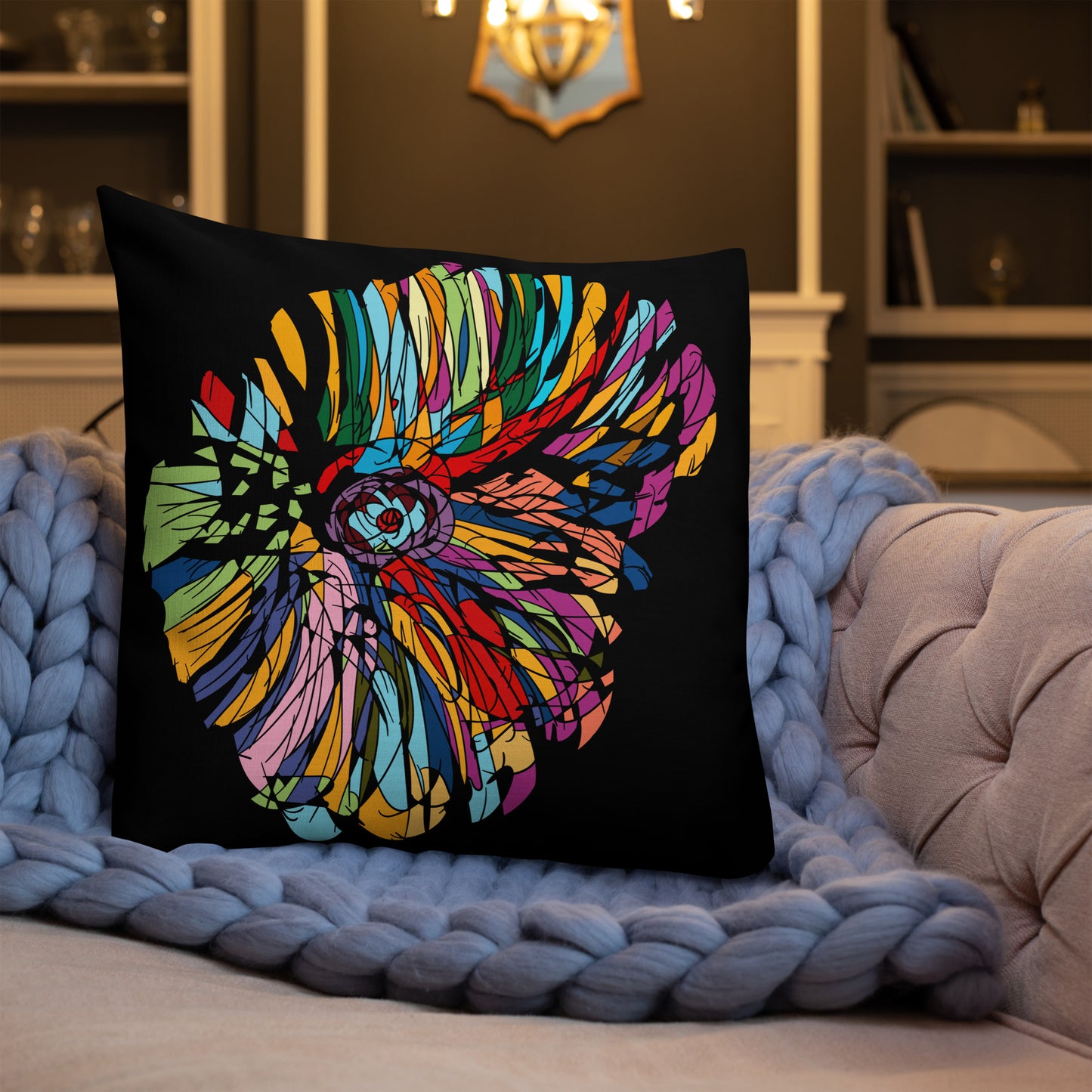 Colored Eyes in Black