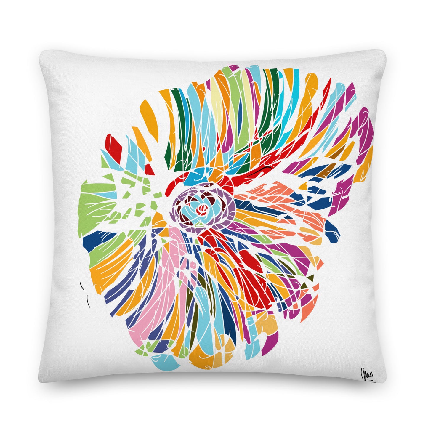 Colored Eyes in White