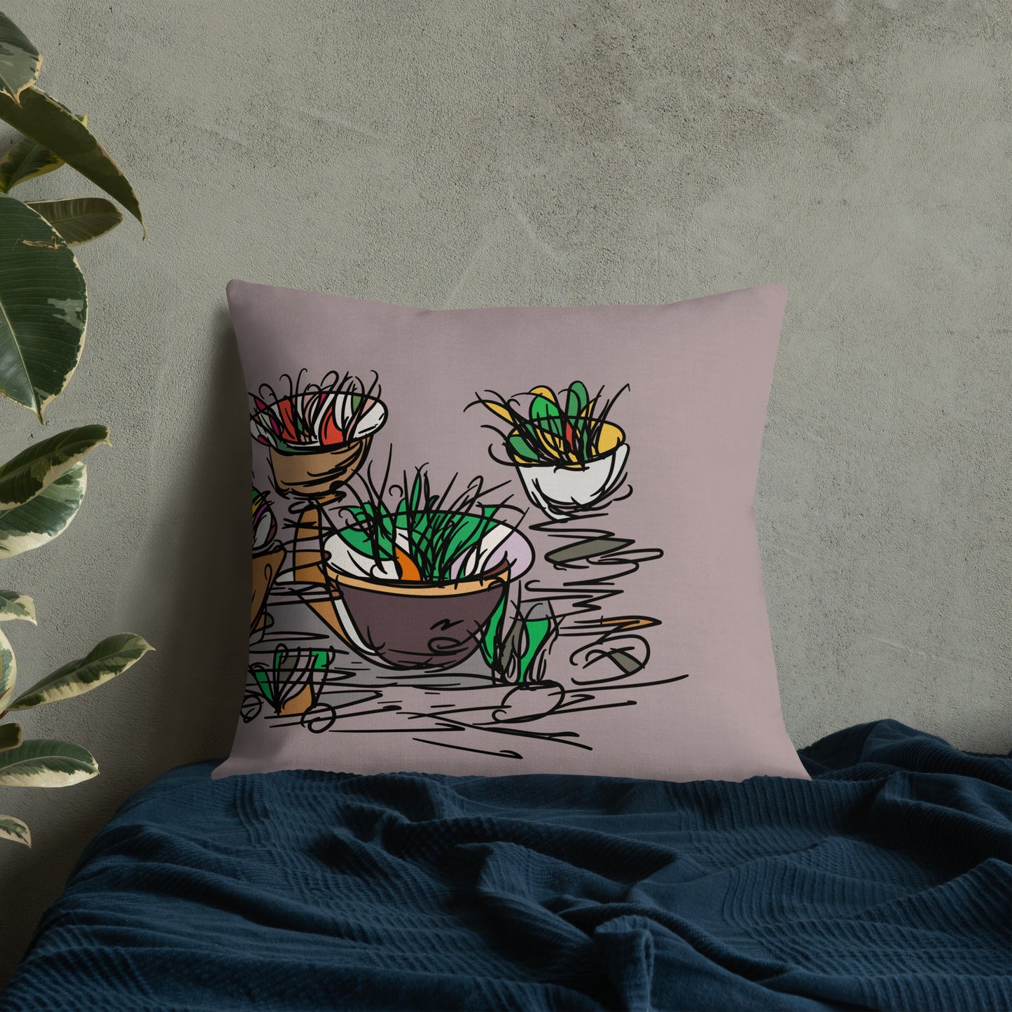 House Plants in Colors